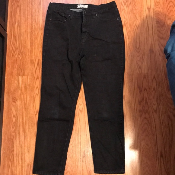 Free People black skinny jeans sz 31 - Picture 1 of 5